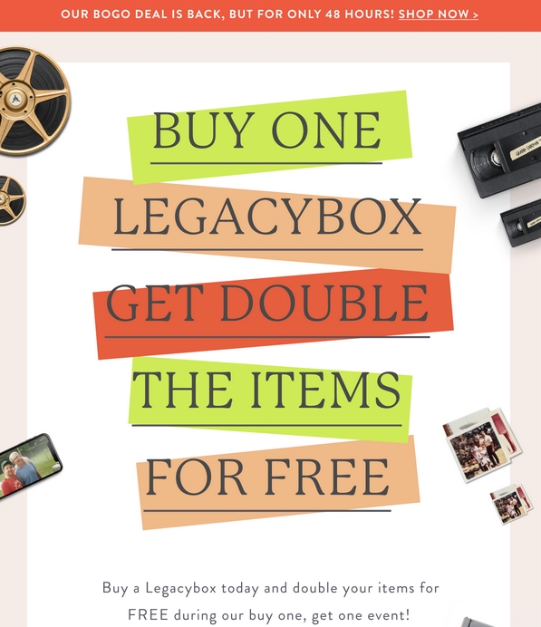 OMG! Another Legacy Box SALE. sign up now before the SALE ENDS. Hurry, hurry, rush, you will MISS THIS never to be repeated sale if you do NOT PAY UP FRONT RIGHT FRIGGING NOW!!